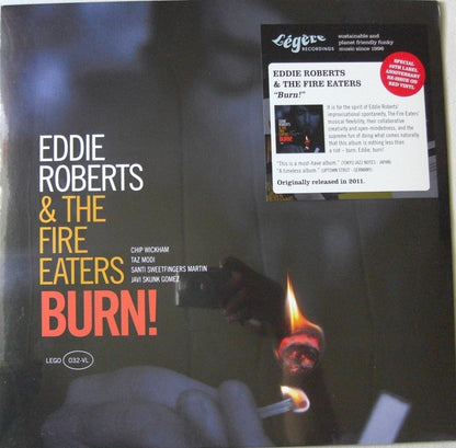 Eddie Roberts &amp; The Fire Eaters – Burn! Vinyl, LP, Album, Limited Edt red