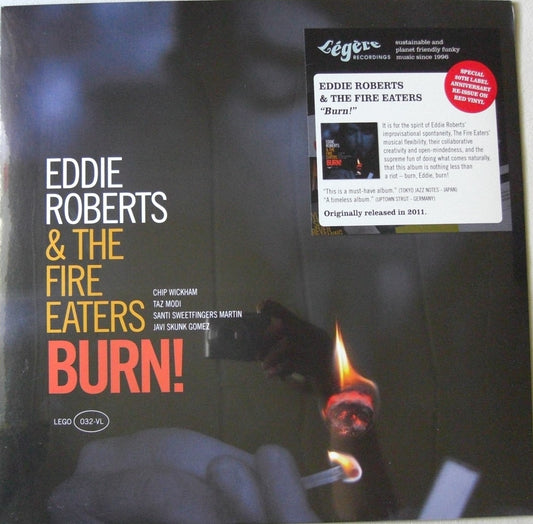 Eddie Roberts & The Fire Eaters – Burn! Vinyl, LP, Album, Limited Edt red