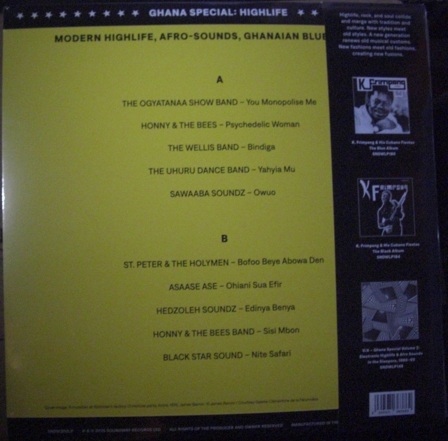 Various - Ghana Special Highlife Vinyl, LP, Compilation