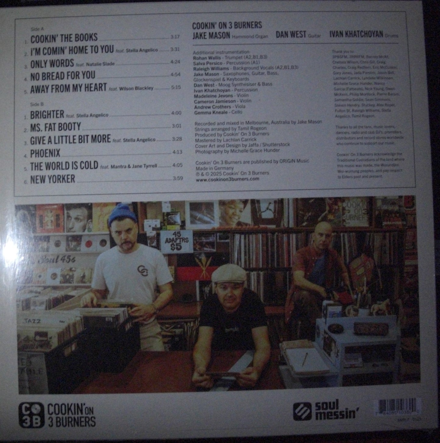 Cookin’ On 3 Burners - Cookin' The Books Vinyl, LP, Album