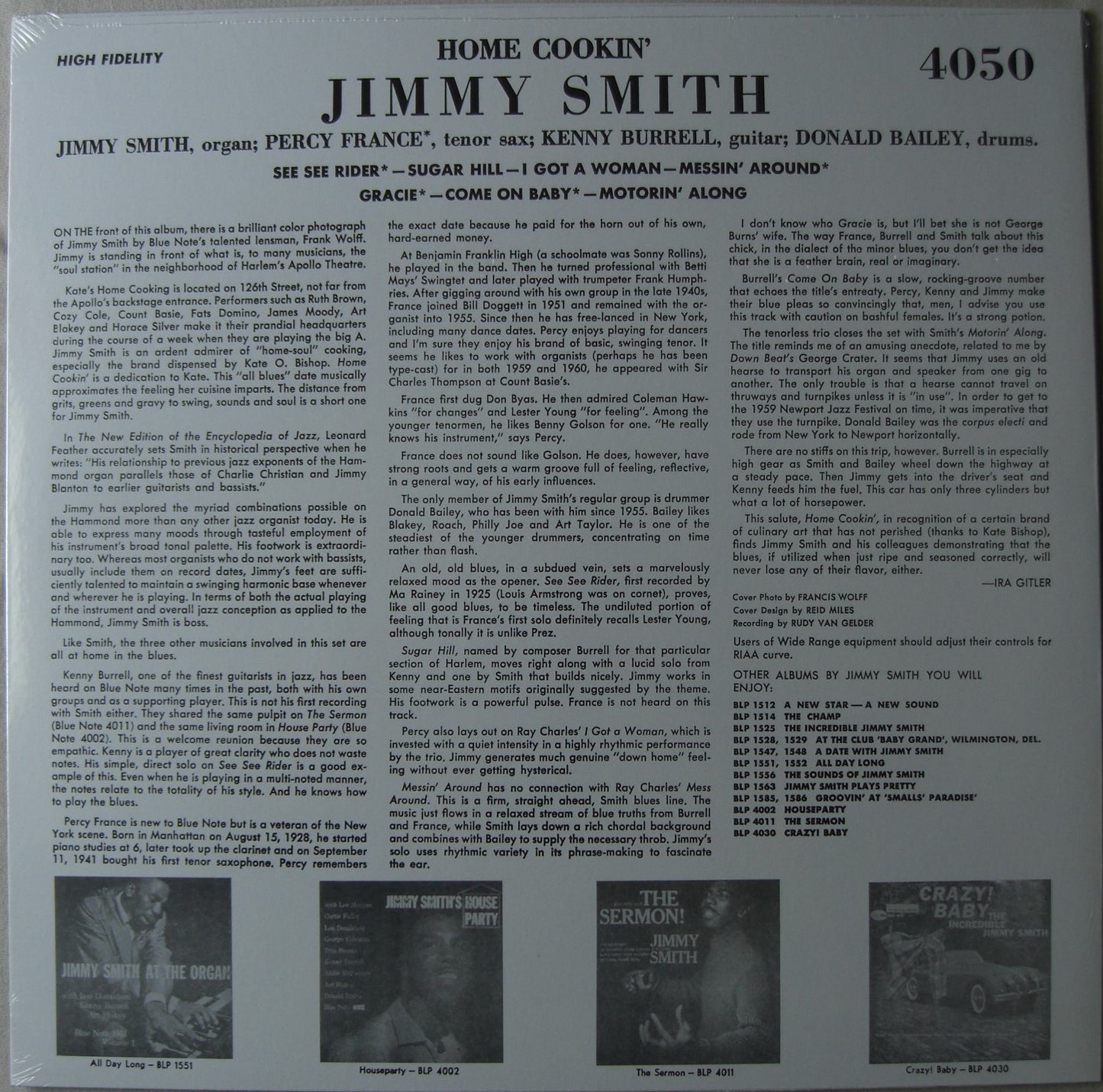 Jimmy Smith - Home Cookin' Vinilo, LP, Álbum