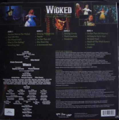 Stephen Schwartz – Wicked (Original Broadway Cast Recording) 2x Vinyl, LP, Album, Reissue