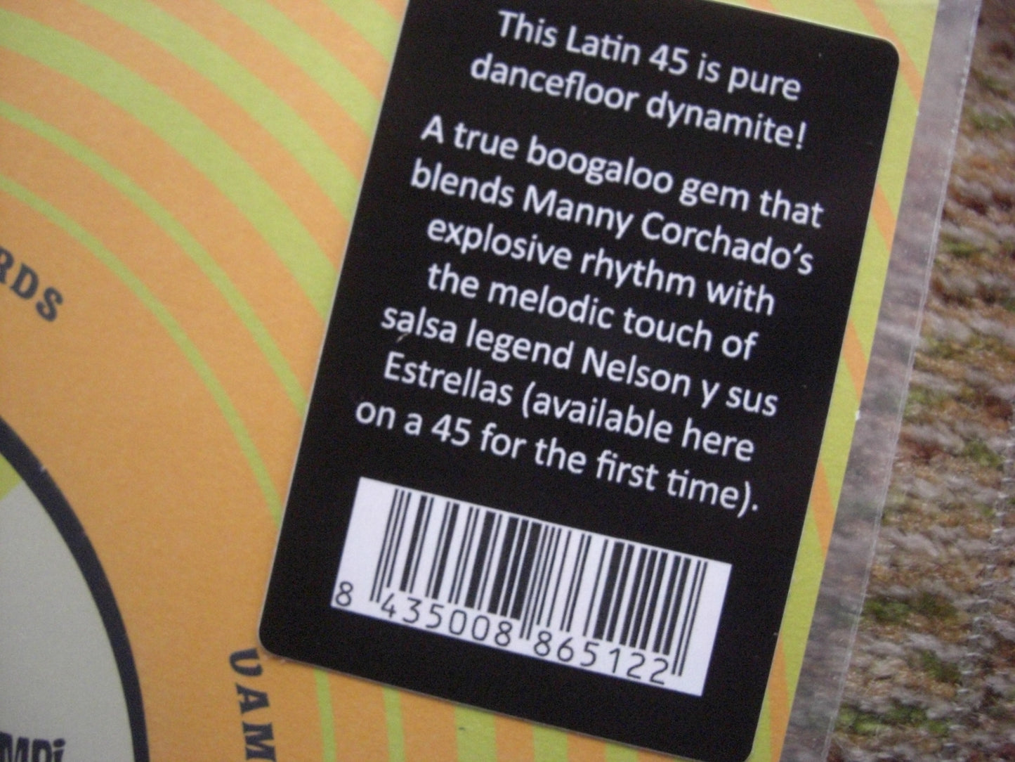 Manny Corchado / Nelson Y Sus Estrellas - Chicken And Booze / Aguardiente Y Pollo Vinyl, 7"