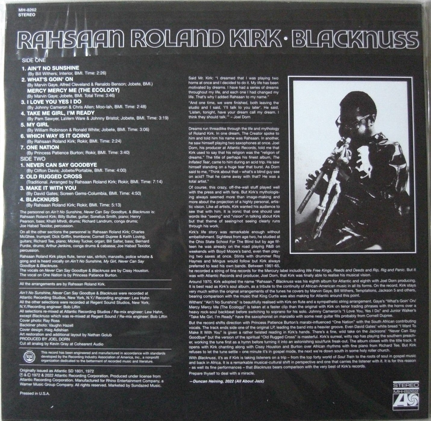 Rahsaan Roland Kirk – Blacknuss Vinyl, LP, Album