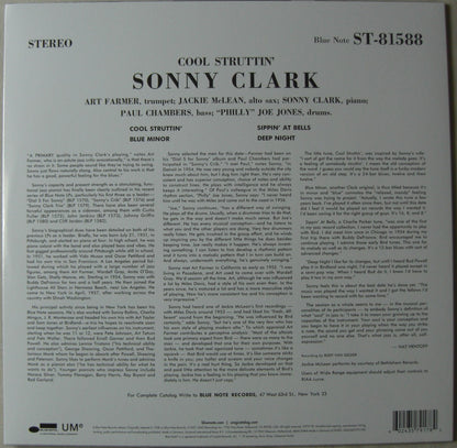 Sonny Clark – Cool Struttin' Vinyl, LP, Album, Reissue 180g