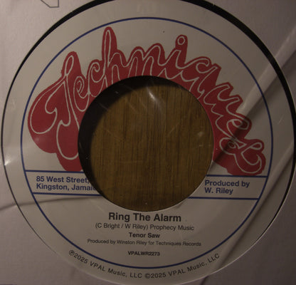 Tenor Saw – Ring The Alarm Vinyl, 7", Reissue