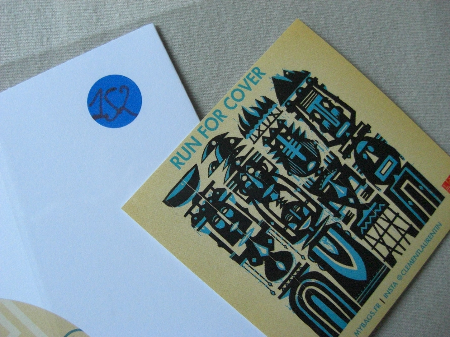 Medline – Run For Cover / Azul Vinyl, 7"