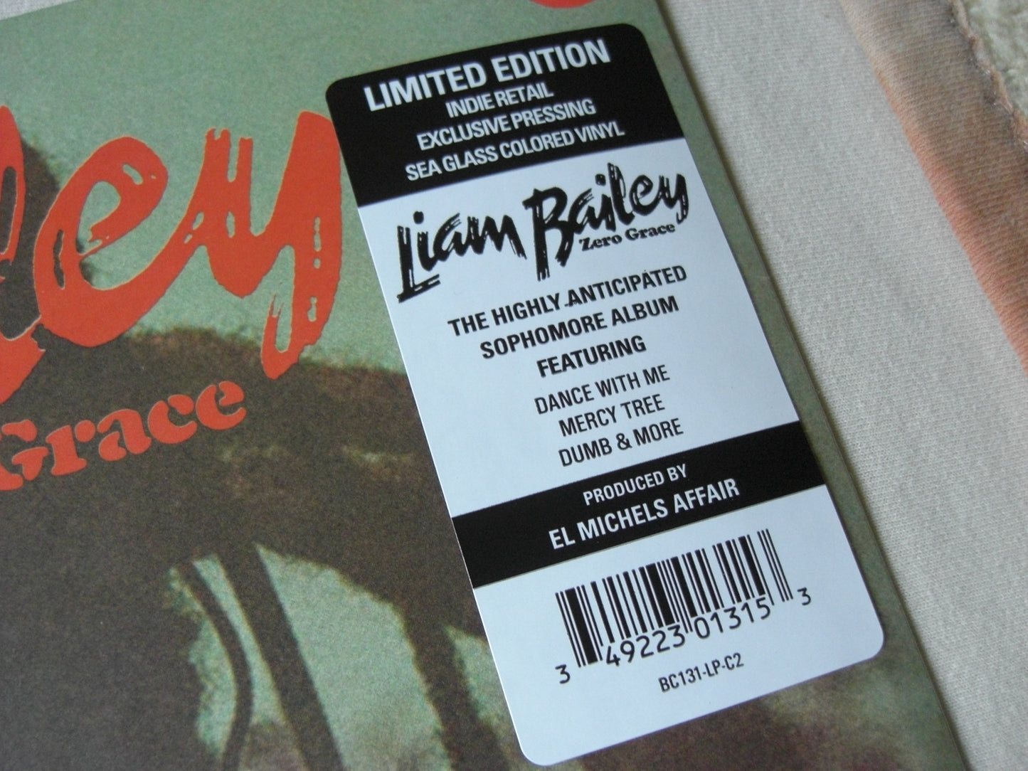 Liam Bailey – Zero Grace Vinyl, LP, Album, Limited Edt seaglass
