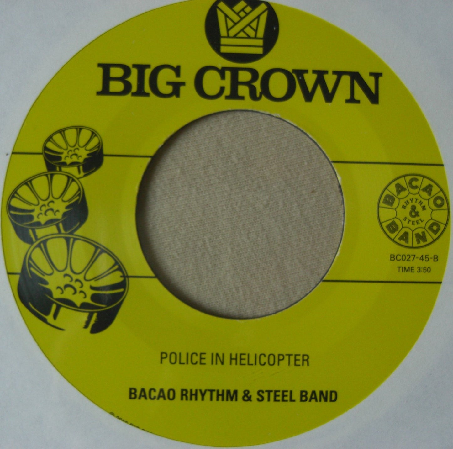 Bacao Rhythm & Steel Band – Pimp / Police In Helicopter Vinyl, 7", Reissue