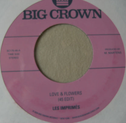 Les Imprimés – Love & Flowers Vinyl, 7"
