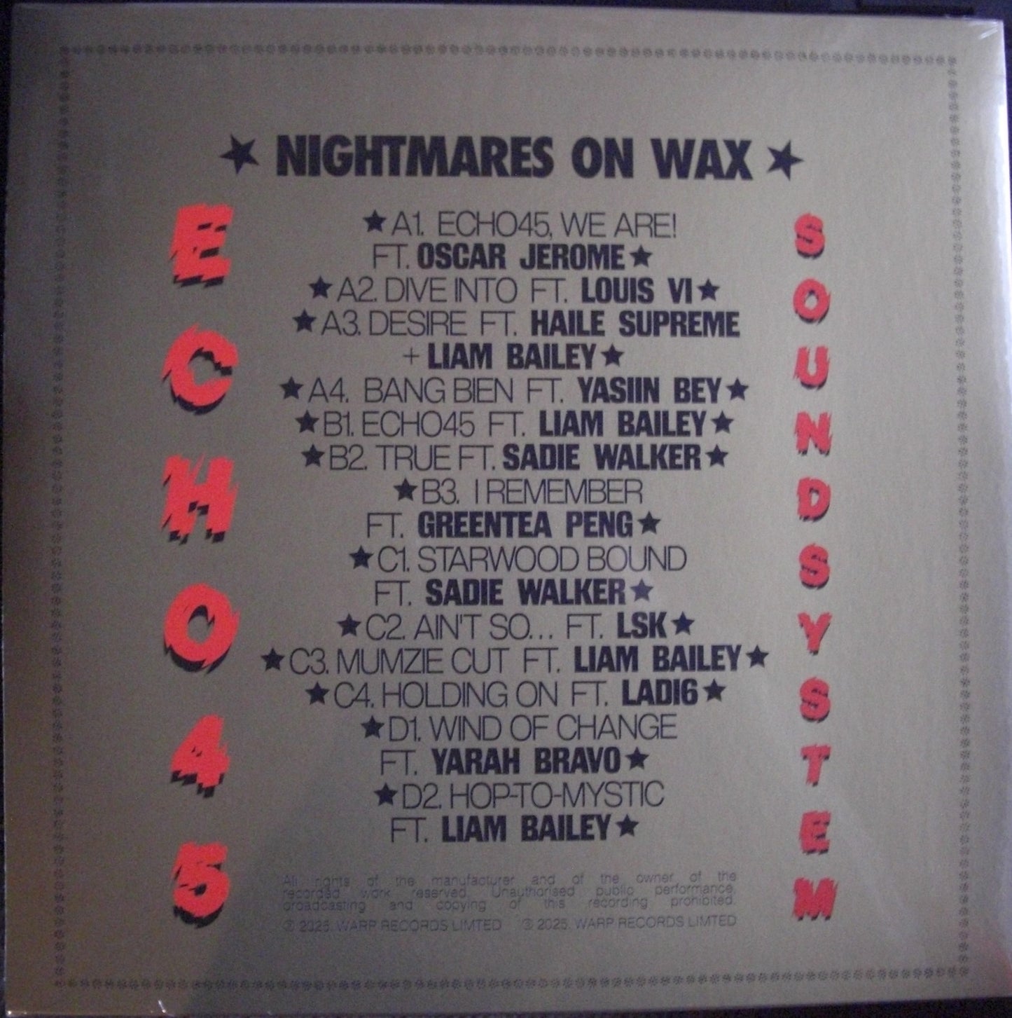 Nightmares On Wax - Echo45 Soundsystem 2x Vinyl, LP, Album, Limited Edt gold