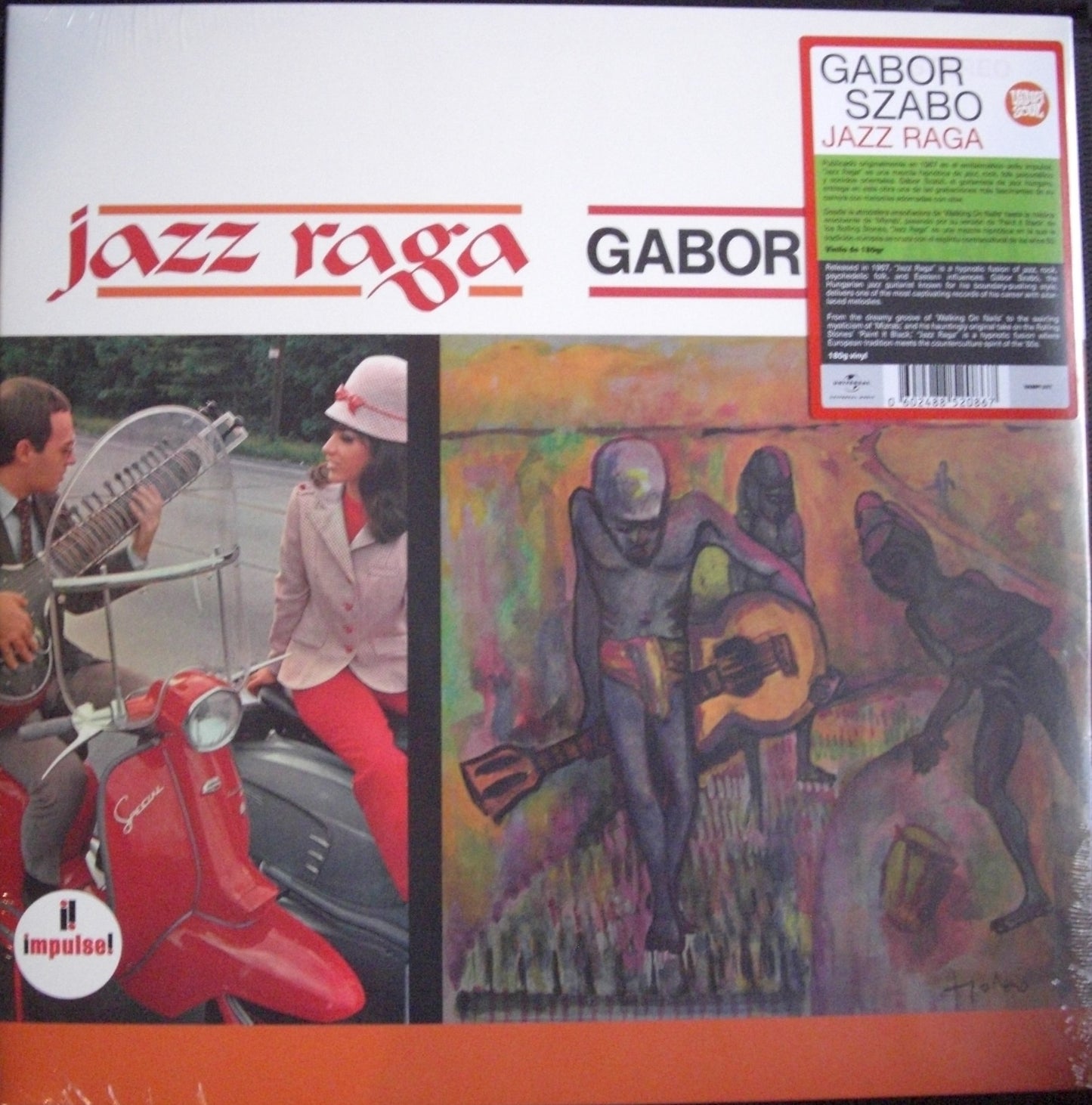 Gabor Szabo - Jazz Raga Vinyl, LP, Album, Reissue, 180g