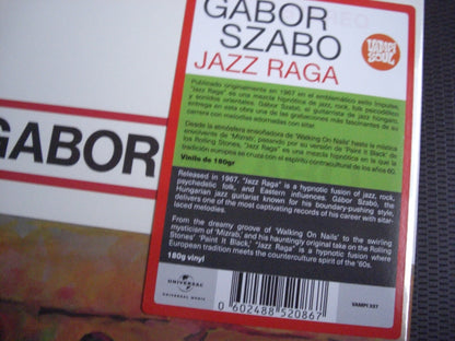Gabor Szabo - Jazz Raga Vinyl, LP, Album, Reissue, 180g