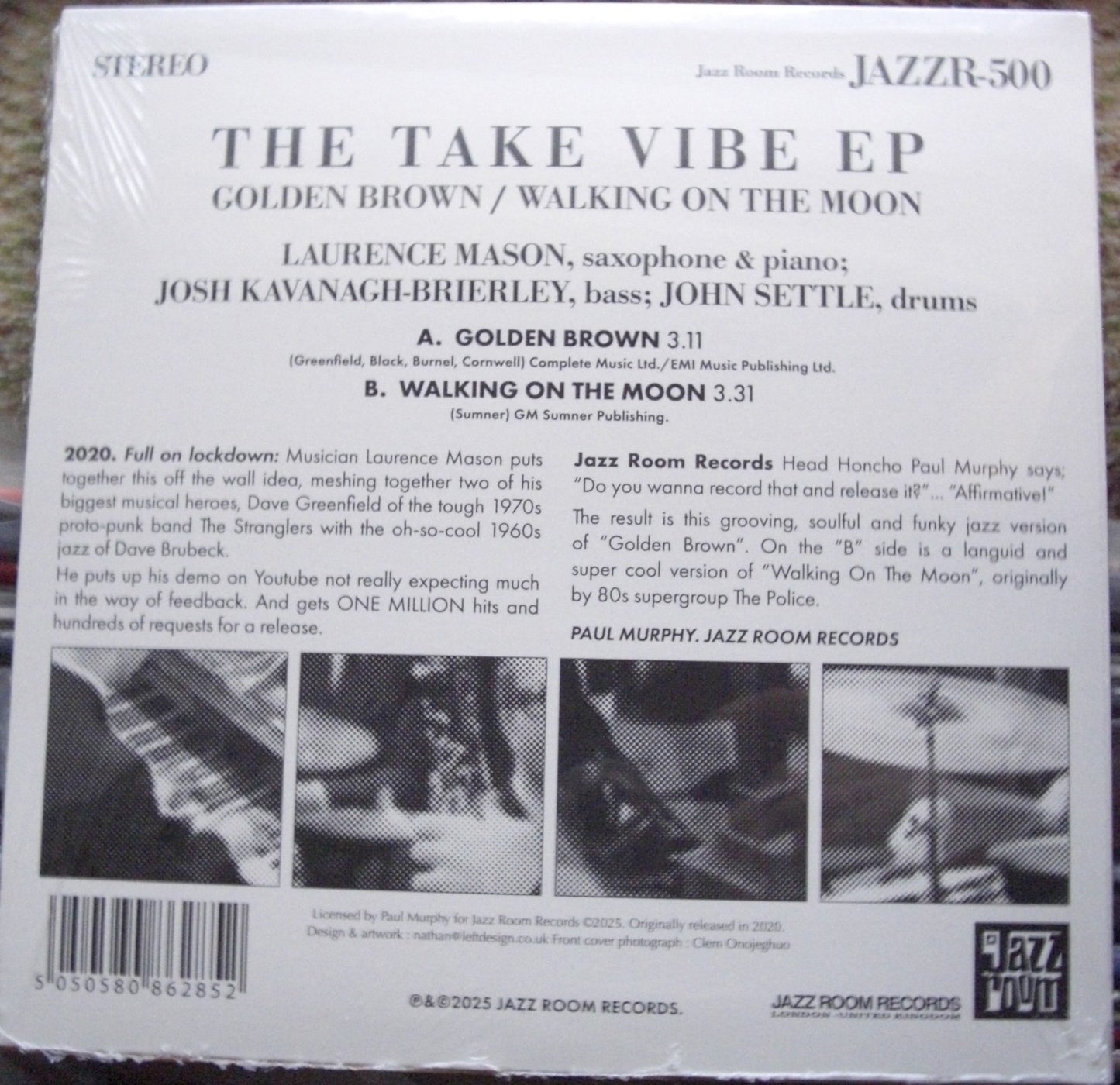 The Take Vibe – Take Vibe EP: Golden Brown / Walking On The Moon Vinyl, 7"