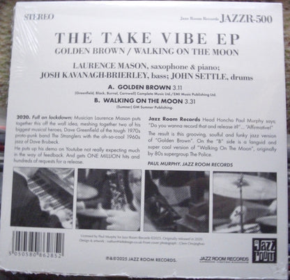 The Take Vibe – Take Vibe EP: Golden Brown / Walking On The Moon Vinyl, 7"