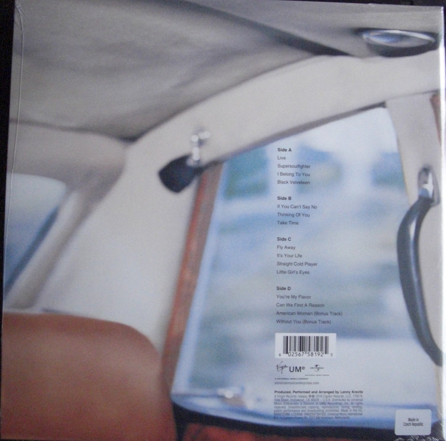 Lenny Kravitz – 5 Vinyl, 2x LP, Album 180g, Reissue CZ 2025