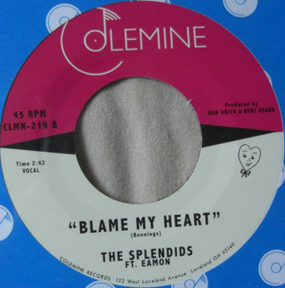 The Splendids – Cry Baby Cry / Blame My Heart Vinilo, 7"