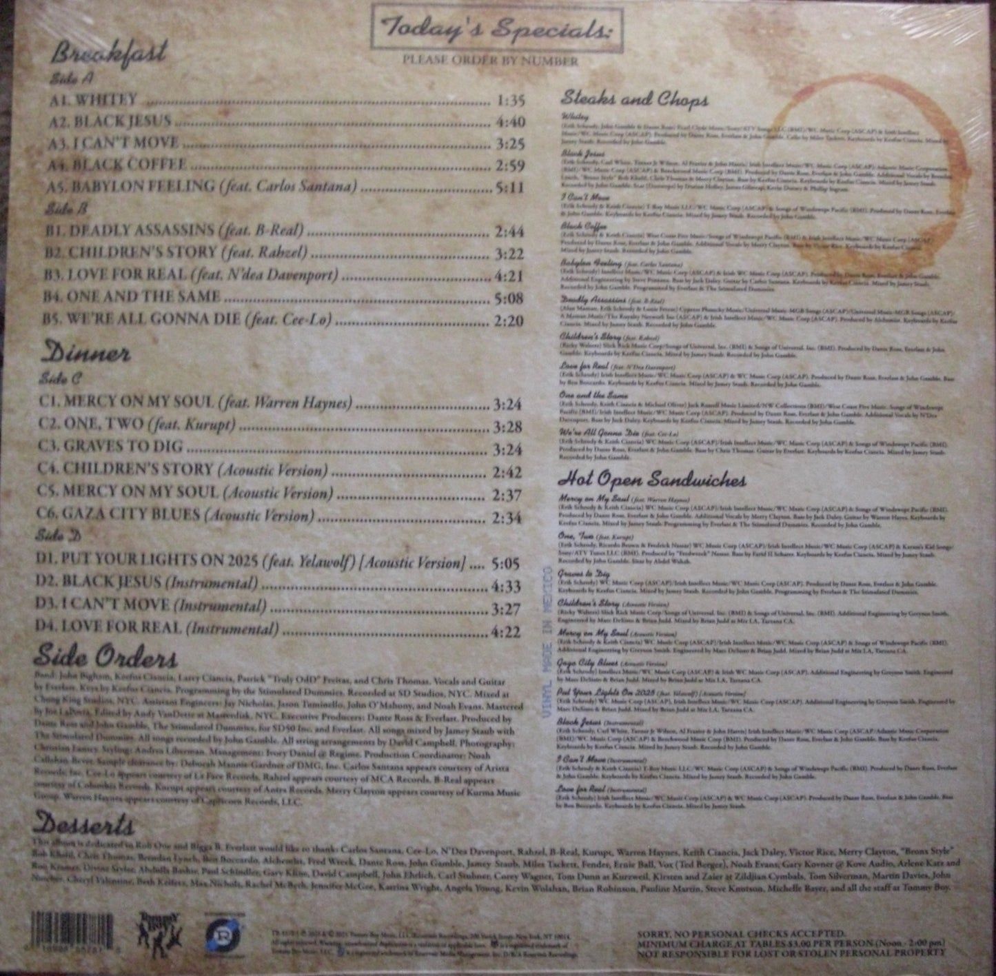 Everlast - Eat At Whiteys 2x Vinyl, LP, Album, Reissue blue