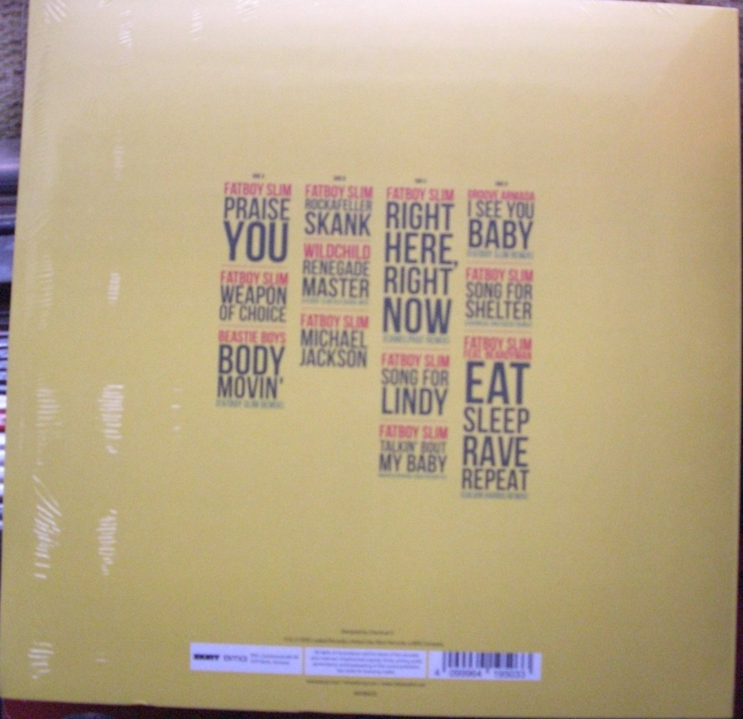 Fatboy Slim – The Best Of Fatboy Slim 2x Vinyl, LP, Compilation Reissue yellow