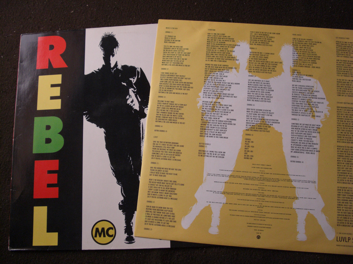 Rebel MC – Rebel Music Vinyl, LP, Album 1990