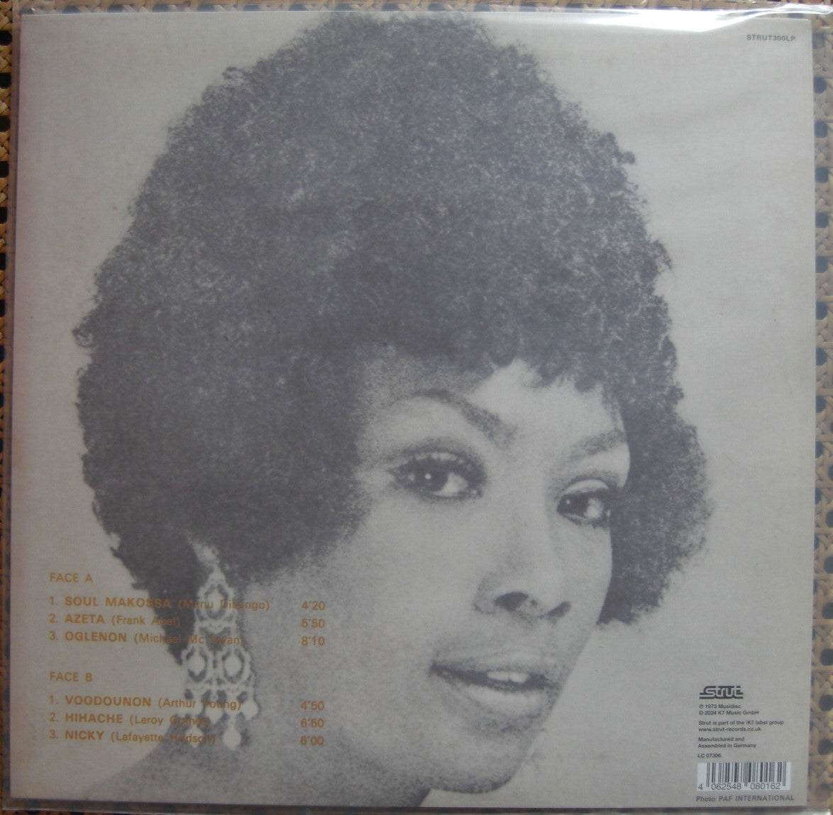 Lafayette Afro Rock Band – Soul Makossa Vinilo, LP, Álbum azul