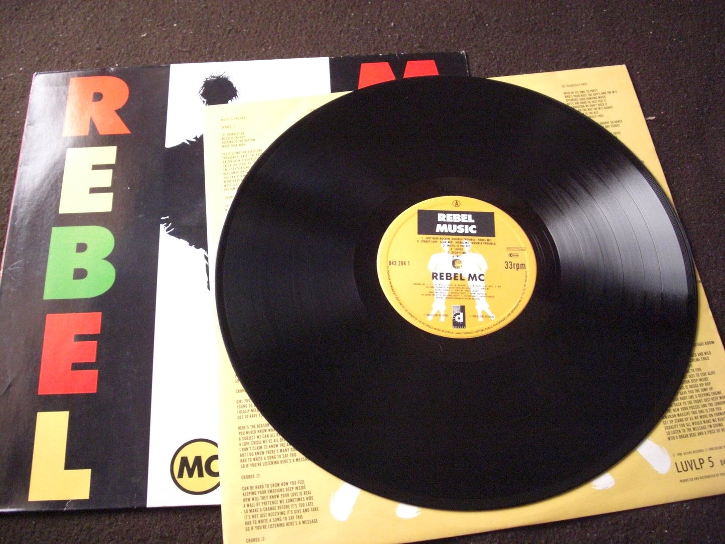 Rebel MC – Rebel Music Vinyl, LP, Album 1990