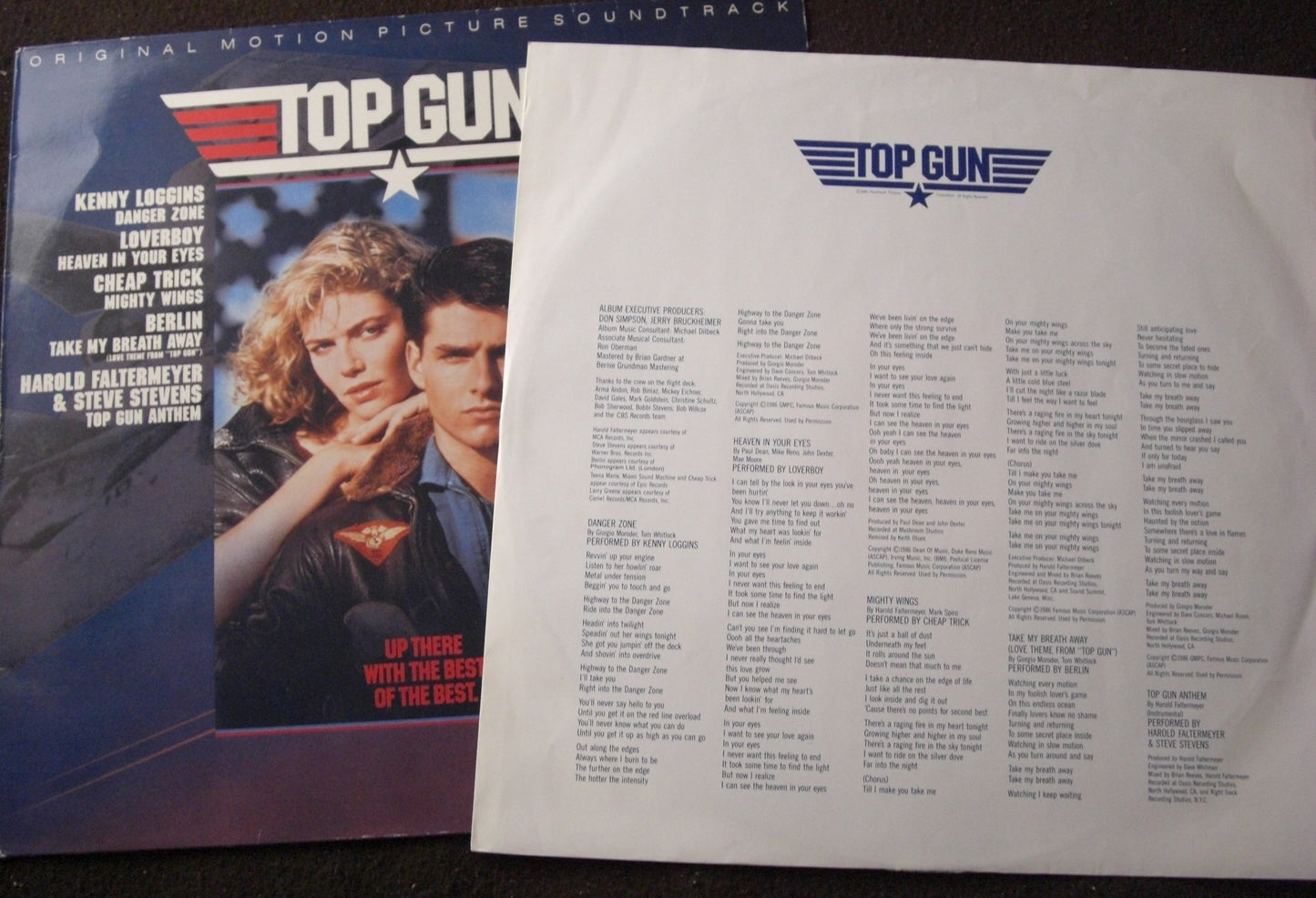 Various – Top Gun (Original Motion Picture Soundtrack) Vinyl, LP, Album 1986