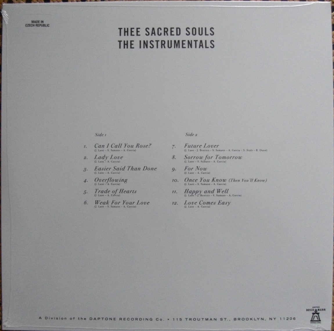 Thee Sacred Souls – The Instrumentals Vinyl, LP, Album
