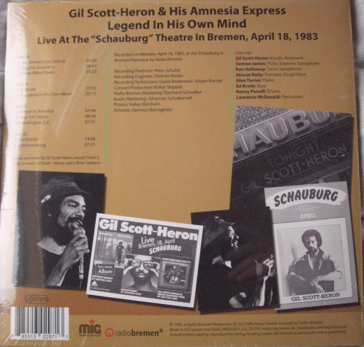 Gil Scott-Heron And His Amnesia Express – Legend In His Own Mind 2x Vinyl, LP, Album