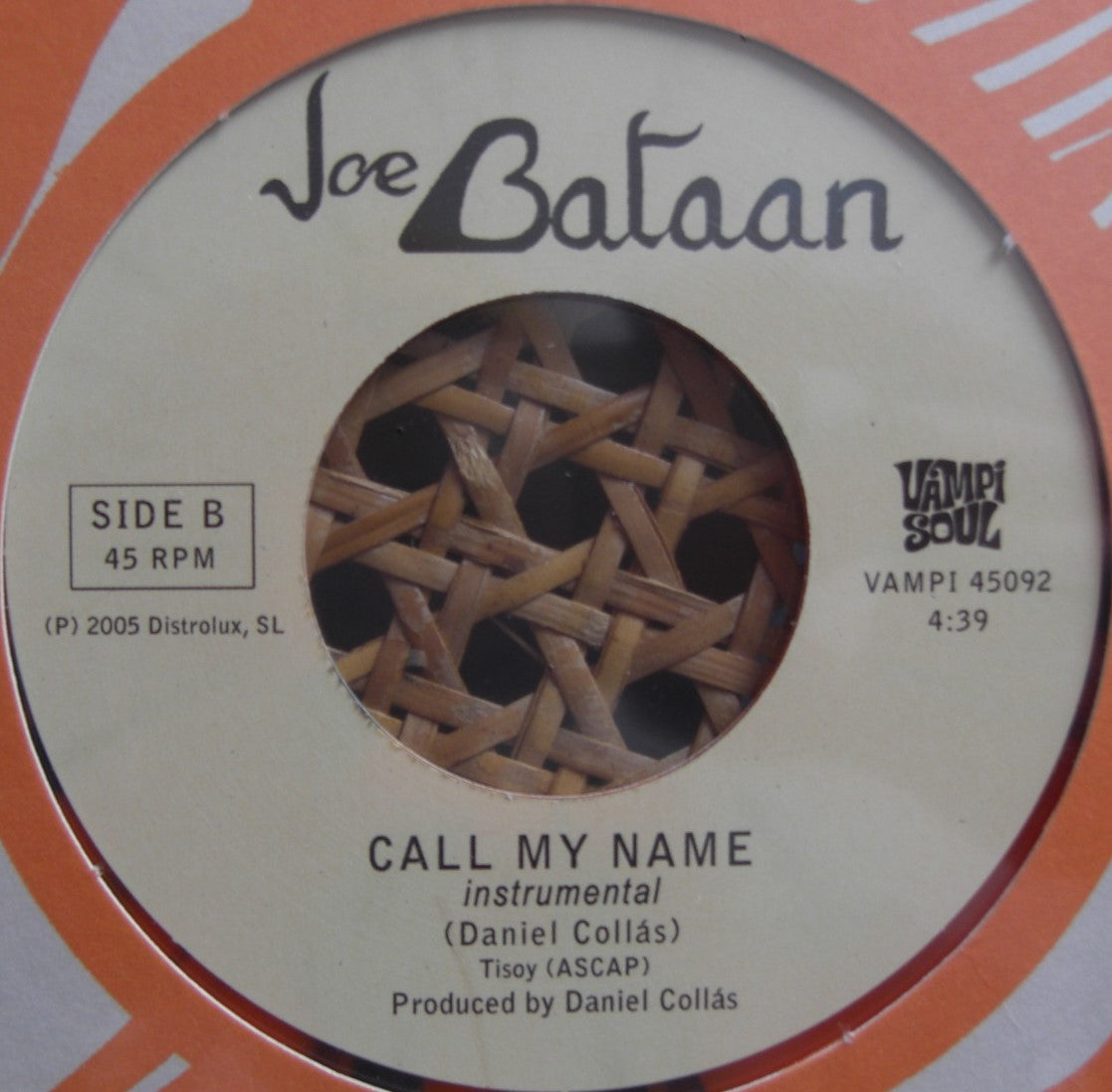 Joe Bataan – Llama mi nombre Vinilo, 7"