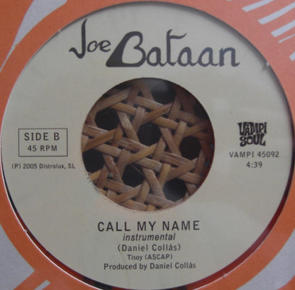 Joe Bataan – Llama mi nombre Vinilo, 7"