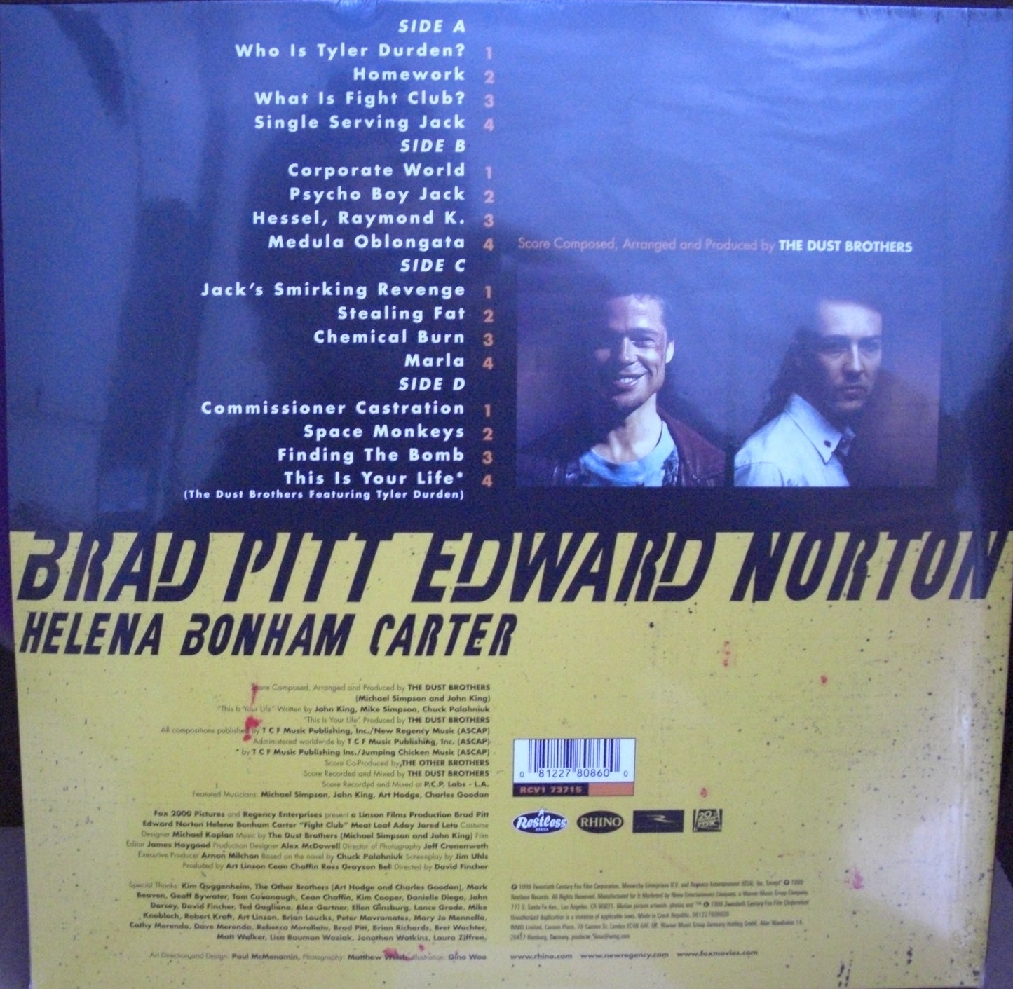 The Dust Brothers – Fight Club 2x Vinyl, LP, Album, Reissue, Limited Edt pink