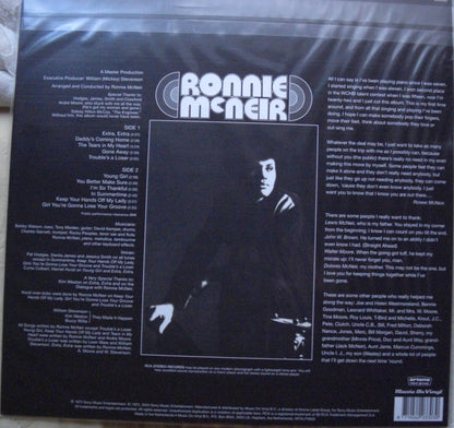 Ronnie McNeir – Ronnie McNeir Vinyl, LP, Album, Reissue, Limited Edt red
