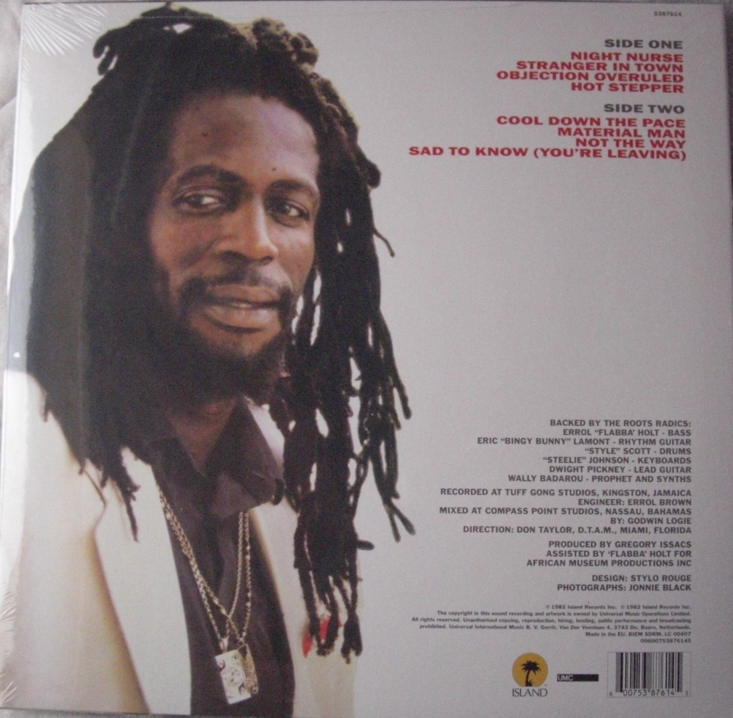 Gregory Isaacs – Night Nurse Vinyl, LP, Album, Reissue