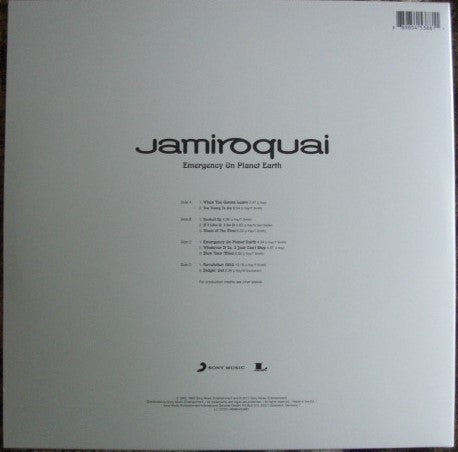 Jamiroquai – Emergency On Planet Earth 2 x Vinyl, LP, Album 180g