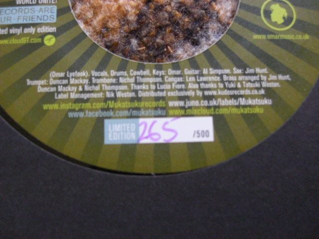 Omar – It's So Vinyl, 7" numbered