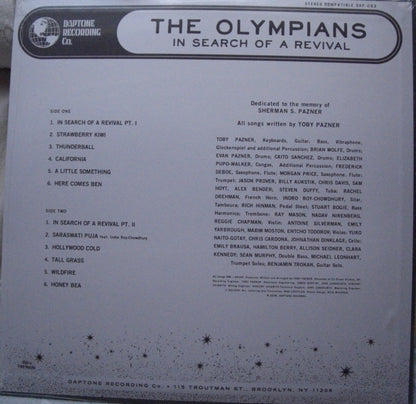 The Olympians - In Search Of A Revival Vinyl, LP, Album blue