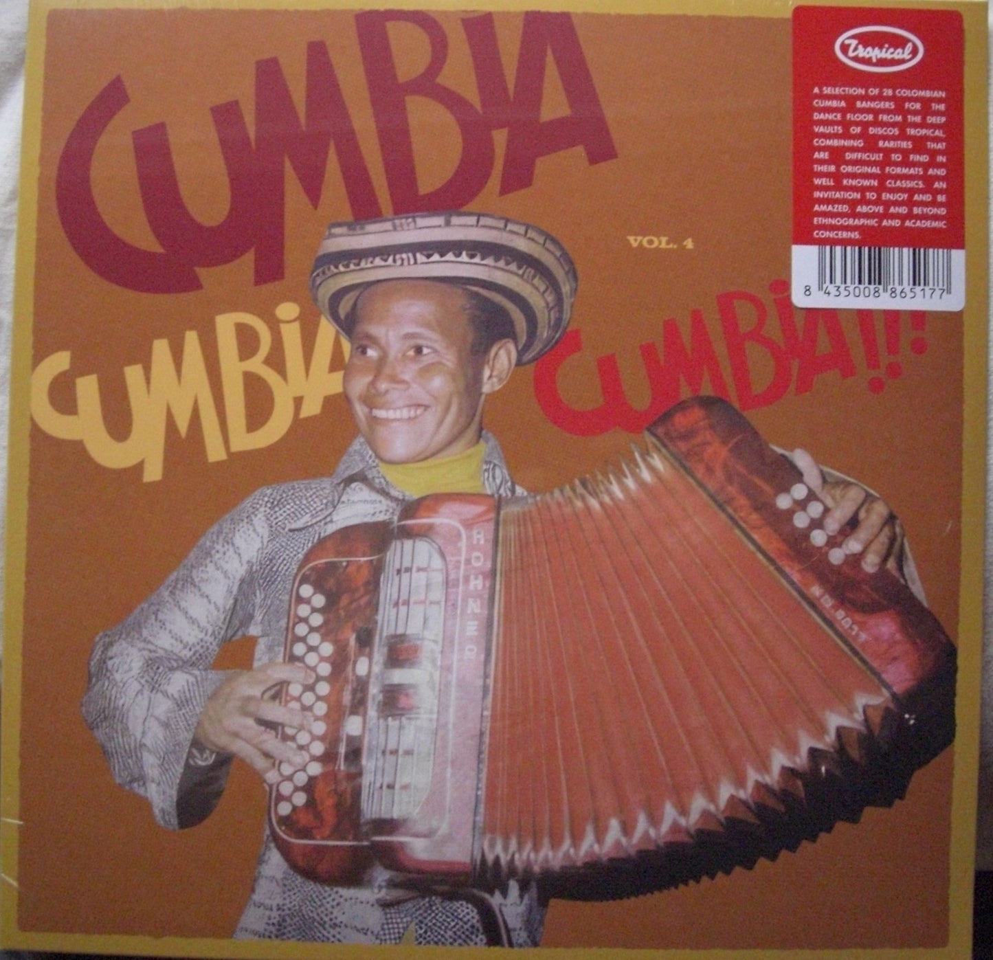 Various – Cumbia Cumbia Cumbia!!! Vol. 4 Vinyl, 2xLP, Compilation