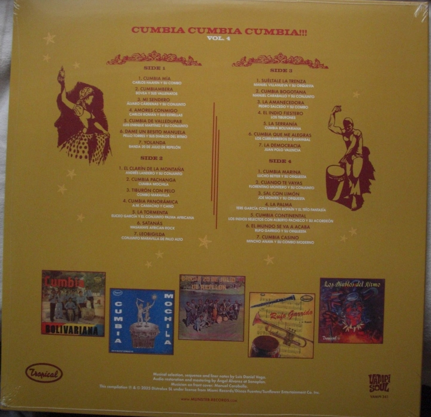 Various – Cumbia Cumbia Cumbia!!! Vol. 4 Vinyl, 2xLP, Compilation