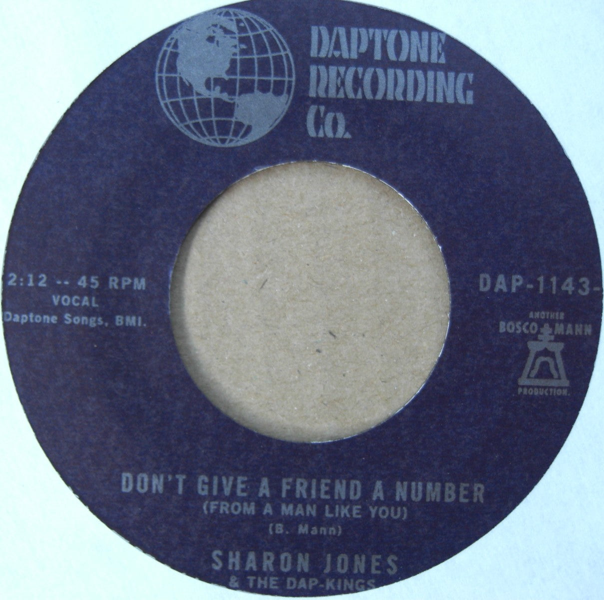 Sharon Jones &amp; The Dap-Kings – Don't Wanna Lose You 7"
