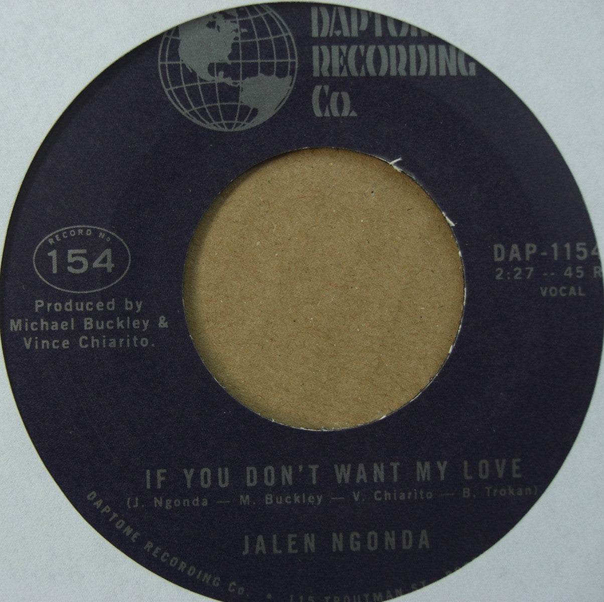 Jalen Ngonda – Here To Stay / If You Don't Want My Love 7"