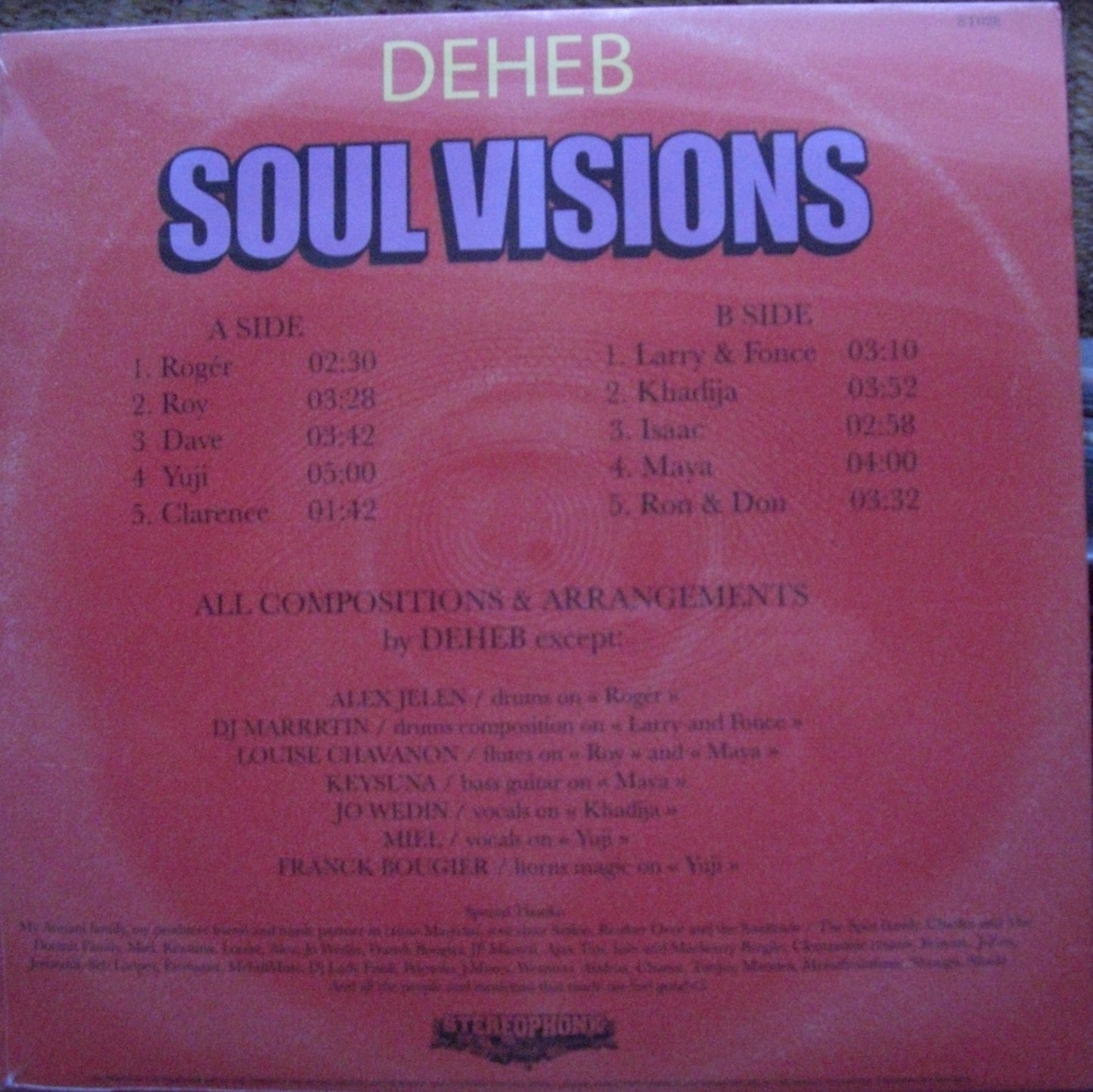Deheb - Soul Visions Vinyl, LP, Album, Limited