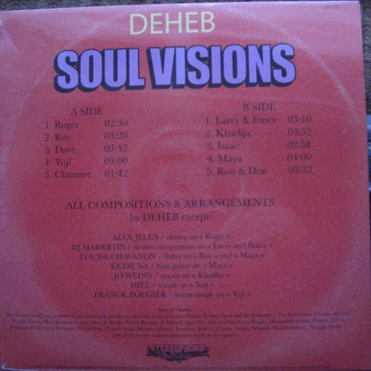 Deheb - Soul Visions Vinyl, LP, Album, Limited