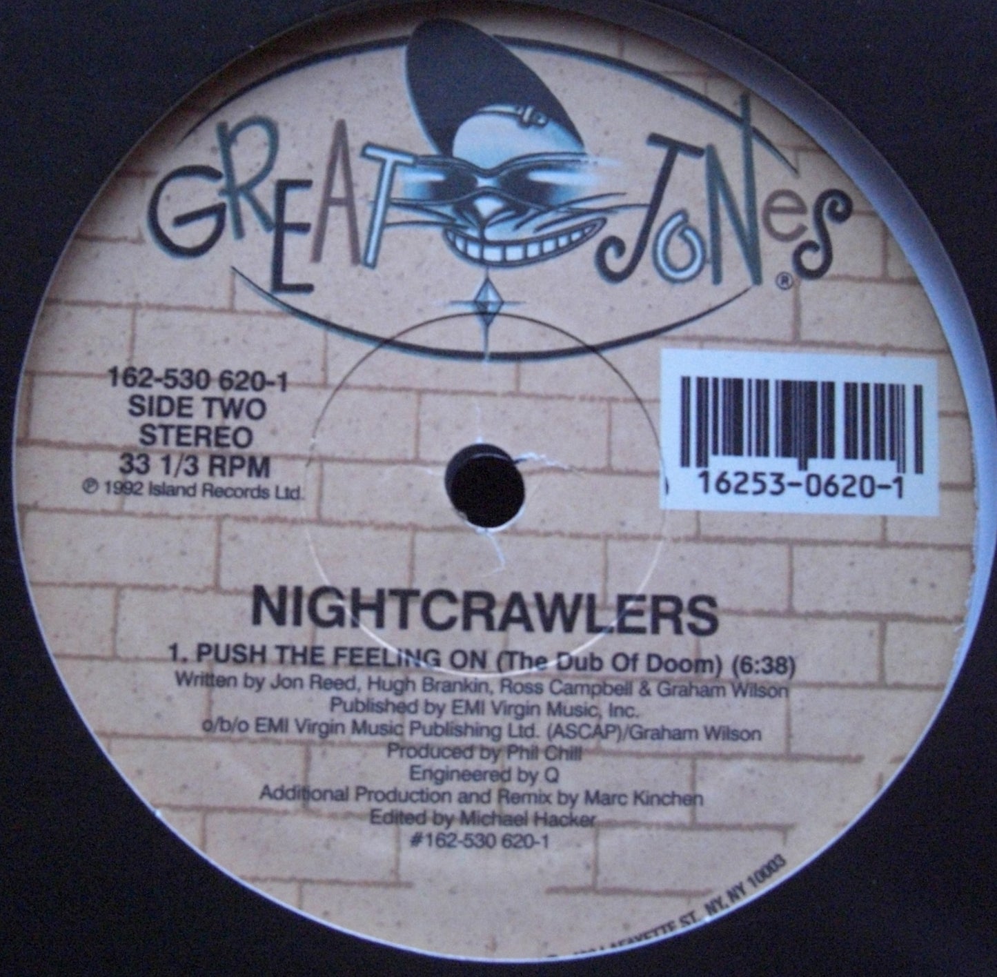 Nightcrawlers – Push The Feeling On Vinyl, 12", Repress