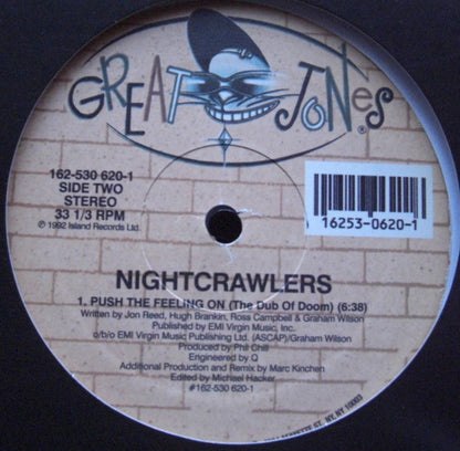 Nightcrawlers – Push The Feeling On Vinyl, 12", Repress