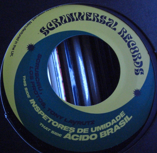 Scruscru / Los Protos / Tony Lavrutz - Inspetores De Umidade / Acido Brasil Vinyl, 7"
