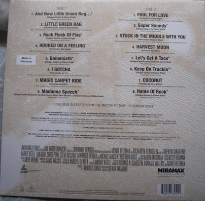 Various – Reservoir Dogs (Original Motion Picture Soundtrack) Vinyl, LP, Compilation, Reissue