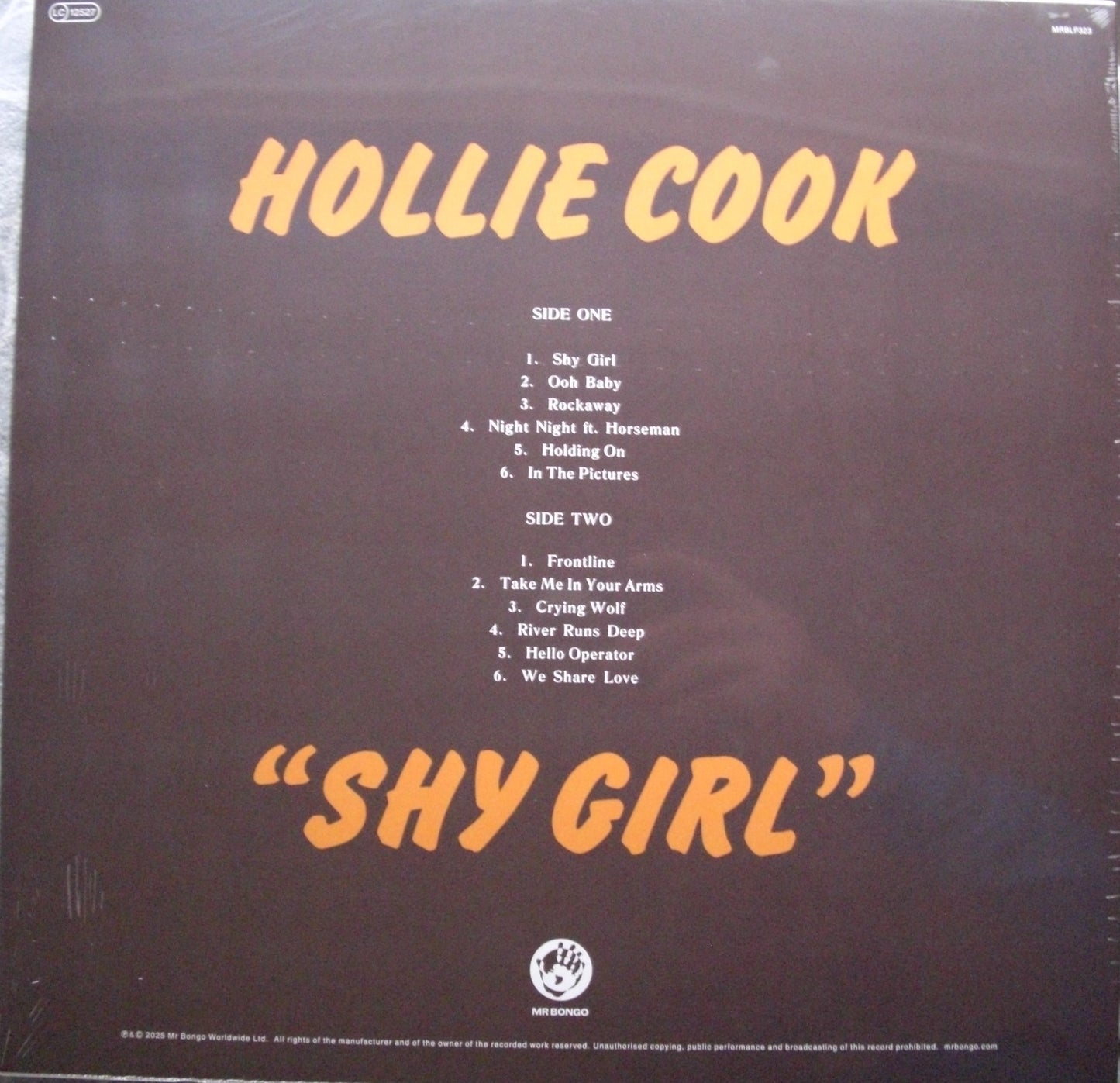 Hollie Cook – Shy Girl Vinyl, LP, Album