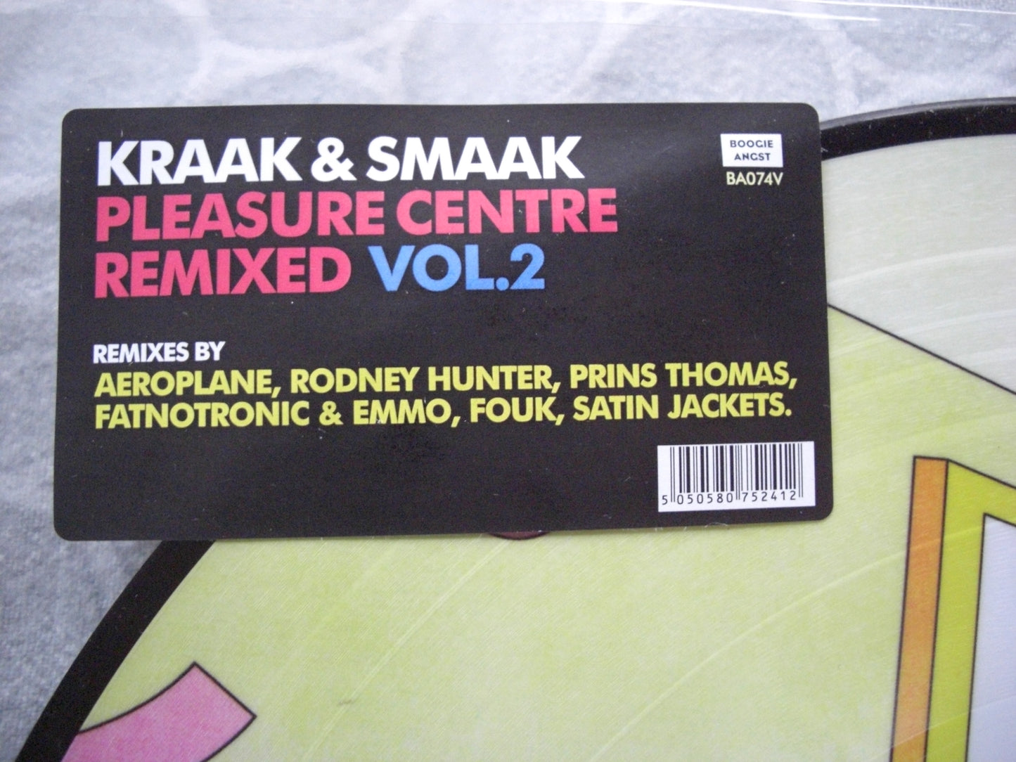 Kraak & Smaak – Pleasure Centre ‎Remixed Vol. 2 Vinyl, LP, Album Picture Disc