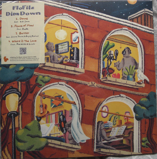 FloFilz – Dim Down Vinyl, 10", EP, Limited Edt